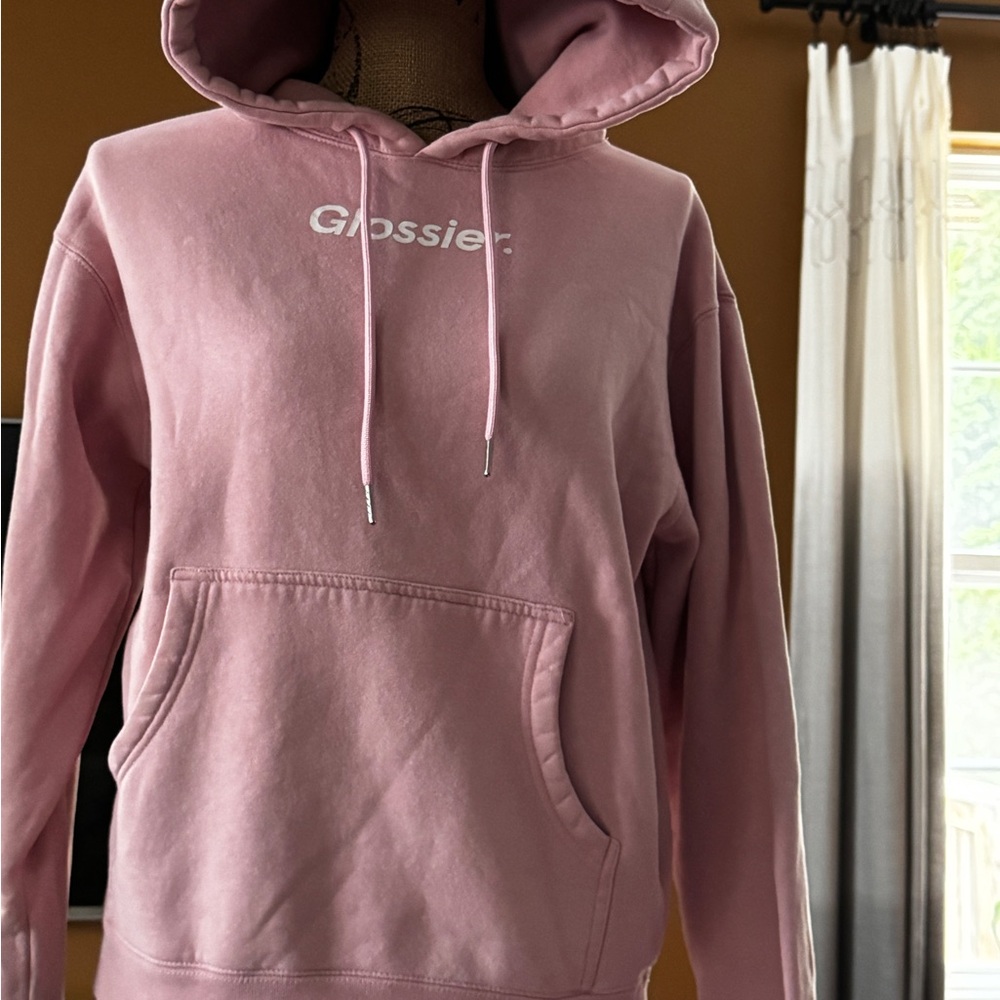 Glossier Blush Pink Hoodie
